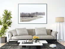 Load image into Gallery viewer, Fine art Print of Stover Country Park, Frozen Lake Photography, Devon Landscape Photography for Sale and Winter wall art Home Decor Gifts - SCoellPhotography
