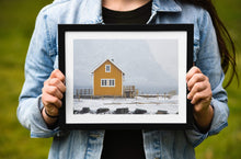 Load image into Gallery viewer, Nordic Prints | Sakrisoy Wall Art, Lofoten Island Mountain Photography - Home Decor Gifts - Sebastien Coell Photography