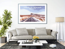 Load image into Gallery viewer, Travel Poster of Haytor Rock, Dartmoor Prints and Devon Landscape Photography Home Decor Gifts - SCoellPhotography