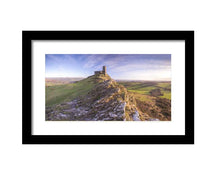 Load image into Gallery viewer, Panoramic Print of Brentor Church, Dartmoor art, Devon landscapes - Home Decor - Sebastien Coell Photography
