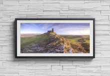 Load image into Gallery viewer, Panoramic Print of Brentor Church, Dartmoor art, Devon landscapes - Home Decor - Sebastien Coell Photography