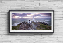 Load image into Gallery viewer, Panoramic Devon art of Start Point Lighthouse | Seascape Photography - Home Decor - Sebastien Coell Photography