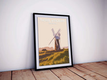 Load image into Gallery viewer, Windmill Poster of Thurne Windpump,  Norfolk Windmill Pictures for Sale and Norfolk Broads prints Home Decor Gifts - SCoellPhotography