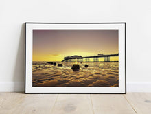 Load image into Gallery viewer, Norfolk Beach Print of Cromer Pier | Cromer Sunset Photography - Home Decor Gifts - Sebastien Coell Photography