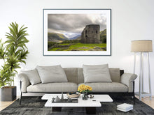 Load image into Gallery viewer, Snowdonia Print of Dolbadarn Castle, Welsh art for Sale and Home Decor Gifts - SCoellPhotography