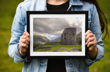 Load image into Gallery viewer, Snowdonia Print of Dolbadarn Castle, Welsh art for Sale and Home Decor Gifts - SCoellPhotography