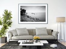 Load image into Gallery viewer, Print / Canvas Froward Point Kingswear wall art, Devon Black White Photography fineart photos island Brixham home decor Christmas gifts sea