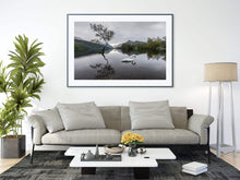 Load image into Gallery viewer, Llanberis Lone Tree Prints | Snowdonian art, Llyn Padarn Mountain Photography - Home Decor - Sebastien Coell Photography