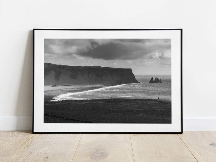 Iceland Prints of Dyrholaey | Black Beach Prints, Icelandic Seascape Photography - Home Decor - Sebastien Coell Photography