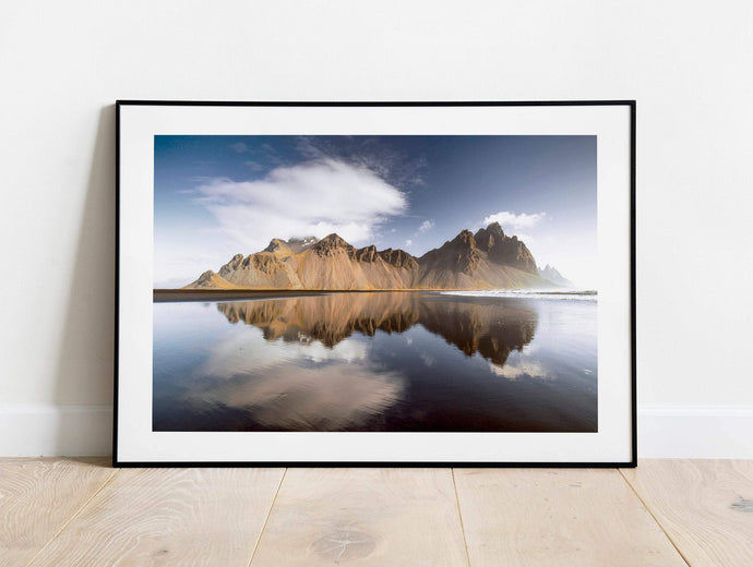 Icelandic Print | The Vestrahorn Mountain Photography, Stokksnes Wall Art Gifts - Sebastien Coell Photography