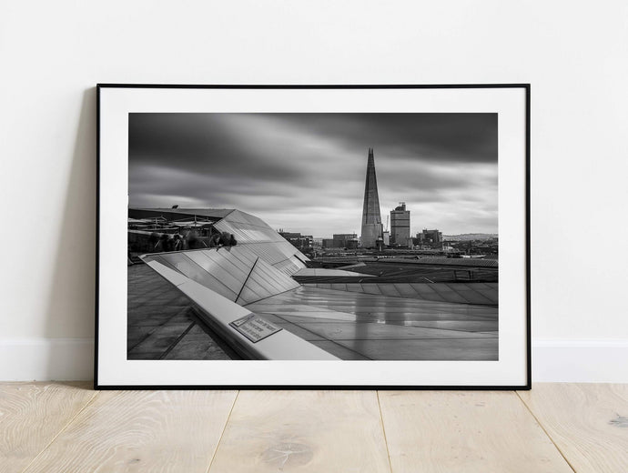 Black and White London Prints of The Shard, London city prints for Sale and Home Decor Gifts - Sebastien Coell Photography