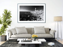 Load image into Gallery viewer, Black and White Print | Dorset art of Portland Bill, Lighthouse Prints - Home Decor Gifts - Sebastien Coell Photography