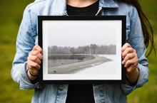 Load image into Gallery viewer, Fine art Print of Stover Country Park, Frozen Lake Photography, Devon Landscape Photography for Sale and Winter wall art Home Decor Gifts - SCoellPhotography