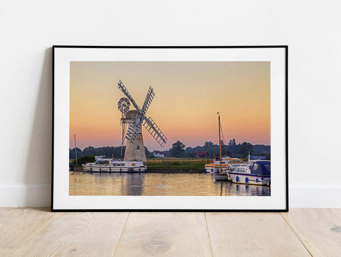 Fine art Print of Thurne Windpump, Norfolk Landscape Photography and Architecture Photo Home Decor Gifts - SCoellPhotography