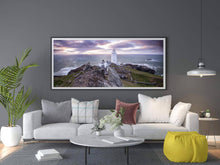 Load image into Gallery viewer, Panoramic Devon art of Start Point Lighthouse | Seascape Photography - Home Decor - Sebastien Coell Photography