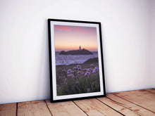 Load image into Gallery viewer, Godrevy Lighthouse Pints, Cornwall art and Seascape Photography Home Decor Gifts - Sebastien Coell Photography