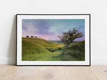 Load image into Gallery viewer, Roundway Hill Fort, Wiltshire | Iron Age Chalk Downland Landscape Photography Print
