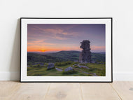Bowerman's Nose Dartmoor Photography Print | Devon Moorland Wall Art