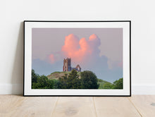 Load image into Gallery viewer, Burrow Mump, Somerset Levels | St Michael's Church Ruin Landscape Photography Print

