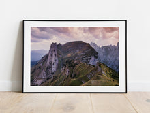 Load image into Gallery viewer, Saxer Lücke, Switzerland | Dramatic Alpine Ridge Photography Print
