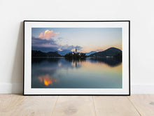 Load image into Gallery viewer, Chapel of St Maria | Lake Bled Prints, Slovenia Mountain Photography Home Decor Gifts
