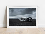 Sólheimasandur Plane Crash, Iceland | Black Sand Beach Photography Print