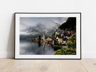 Hallstatt, Austria | Alpine Lake Village Photography Print