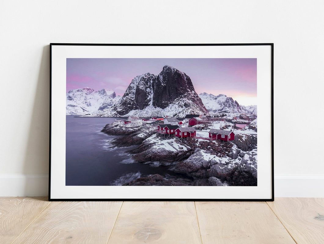 Nordic Print of Hamnoy | Norwegian art for Sale and Lofoten Mountain Photography