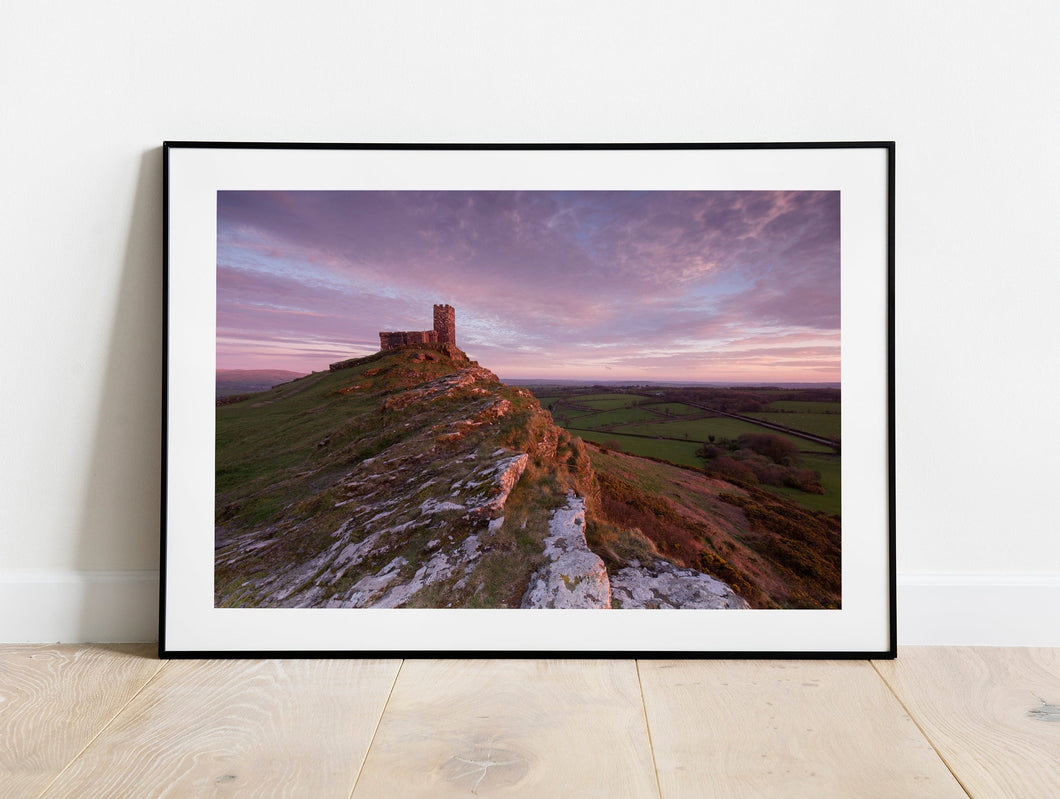 Brentor Church Landscape Photography | Dartmoor Wall Art, Christian Architecture Photography for Sale