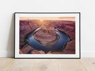 Horseshoe Bend Colorado River Arizona Grand Canyon Wall Art Photography Print