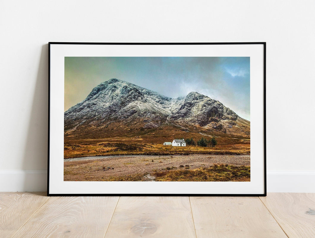 Highland art of Lagangarbh Cottage | Buachaille Etive Mor Prints, Scottish Wall Art