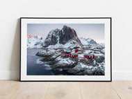 Hamnøy, Lofoten Islands | Norwegian Arctic Village Photography Print