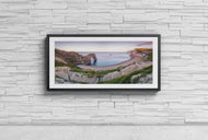 Durdle Door Jurassic Coast Dorset Seascape Wall Art | Panoramic Photography Print
