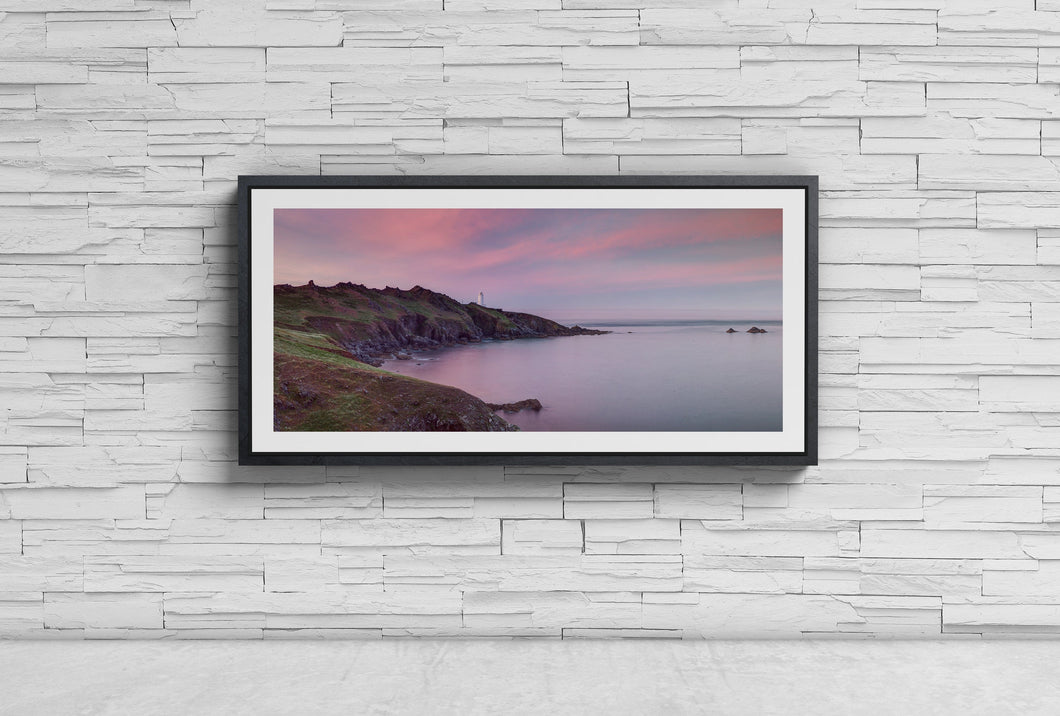 Panoramic Seaside wall art of Start Point Lighthouse | Seascape Photography - Home Decor (Copy)