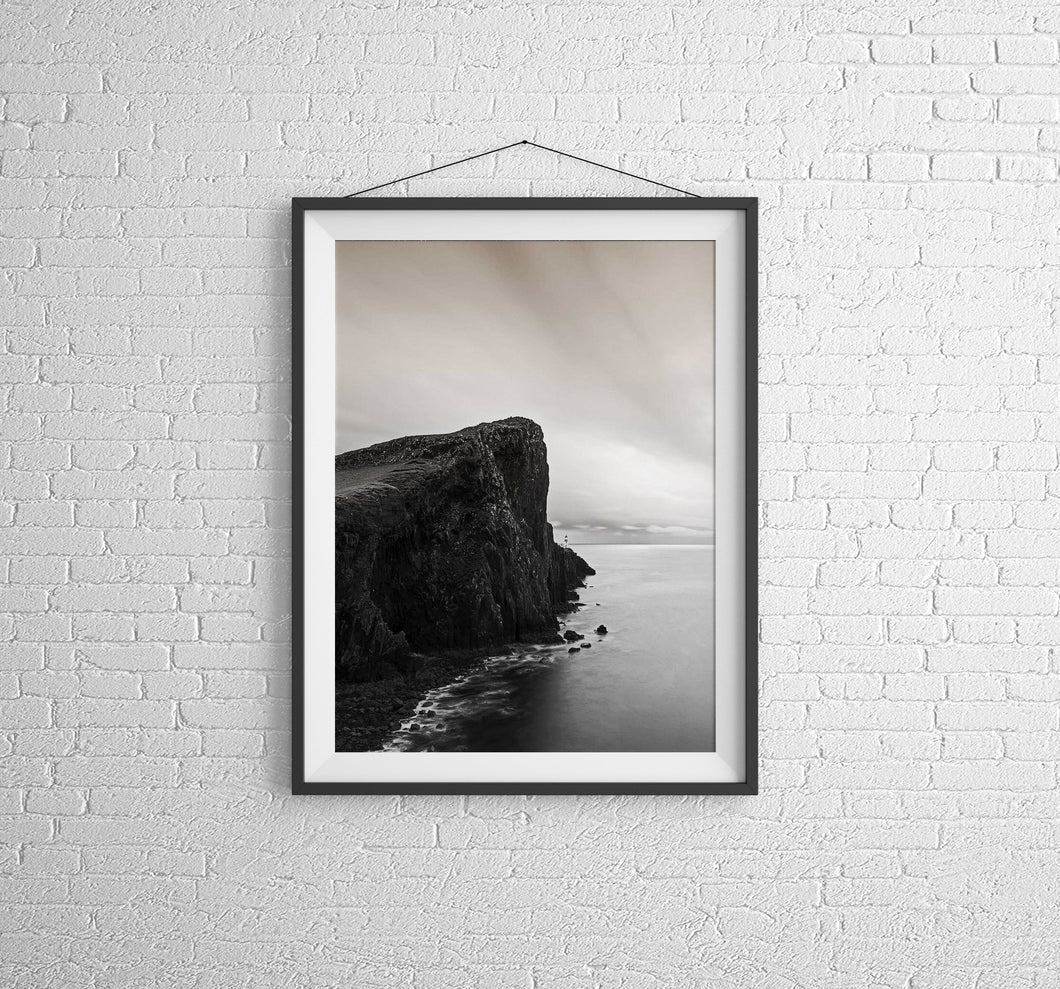 Neist Point Lighthouse Photography, Scottish fine art print - Home Decor Gifts