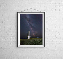 Load image into Gallery viewer, Night Sky Prints | The Daymark Navigation Aid wall art, Devon Milkyway - Home Decor Gifts
