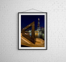 Load image into Gallery viewer, Fine art Print of The Shard | Thames wall art for Sale, Fine art London Prints, Home Decor
