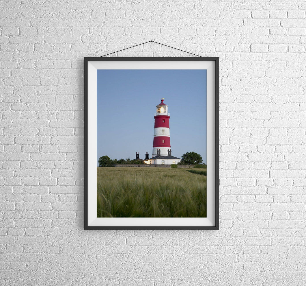 Photographic Print of Happisburgh Lighthouse | Lighthouse art for Sale - Home Decor