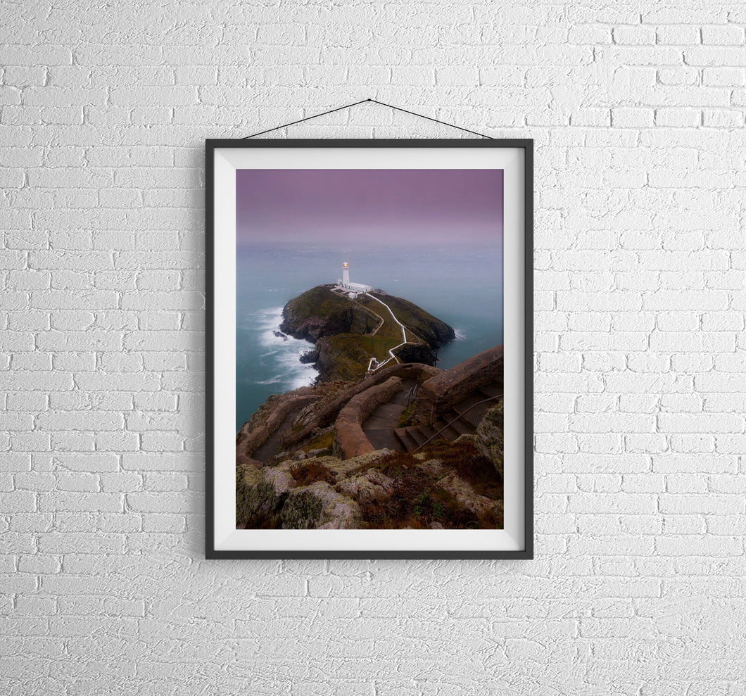 Welsh art of South Stack Lighthouse | Anglesey Prints - Home Decor Gifts