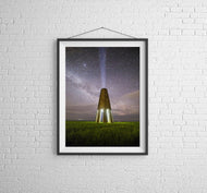 Milky Way Photography | The Daymark Navigation Aid, Devon Astrophotography Prints