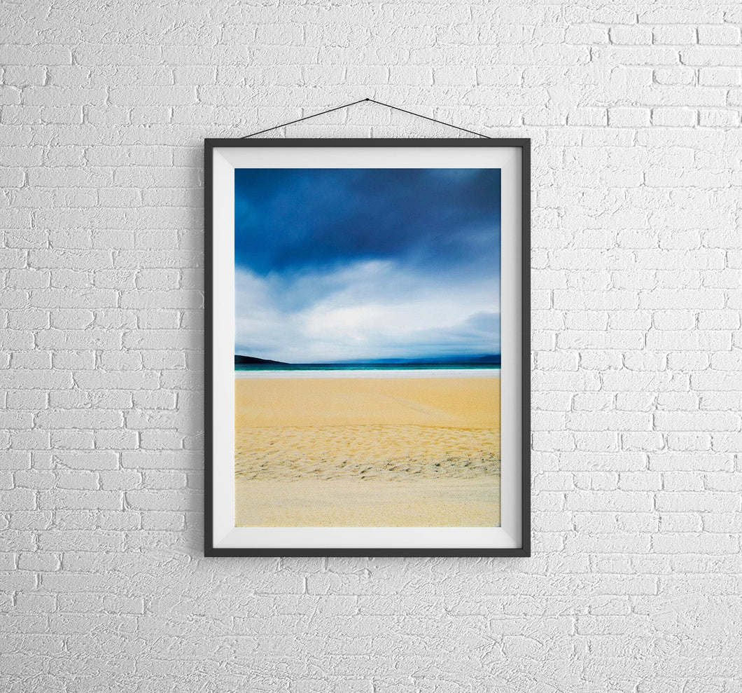 Hebrides art of Luskentyre Beach | Isle of Harris Prints, Scotland Landscape Home Decor