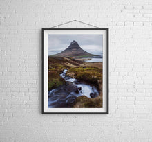 Load image into Gallery viewer, Icelandic art of Kirkjufell | Mountain Photography, Scandinavian Prints - Home Decor Gifts
