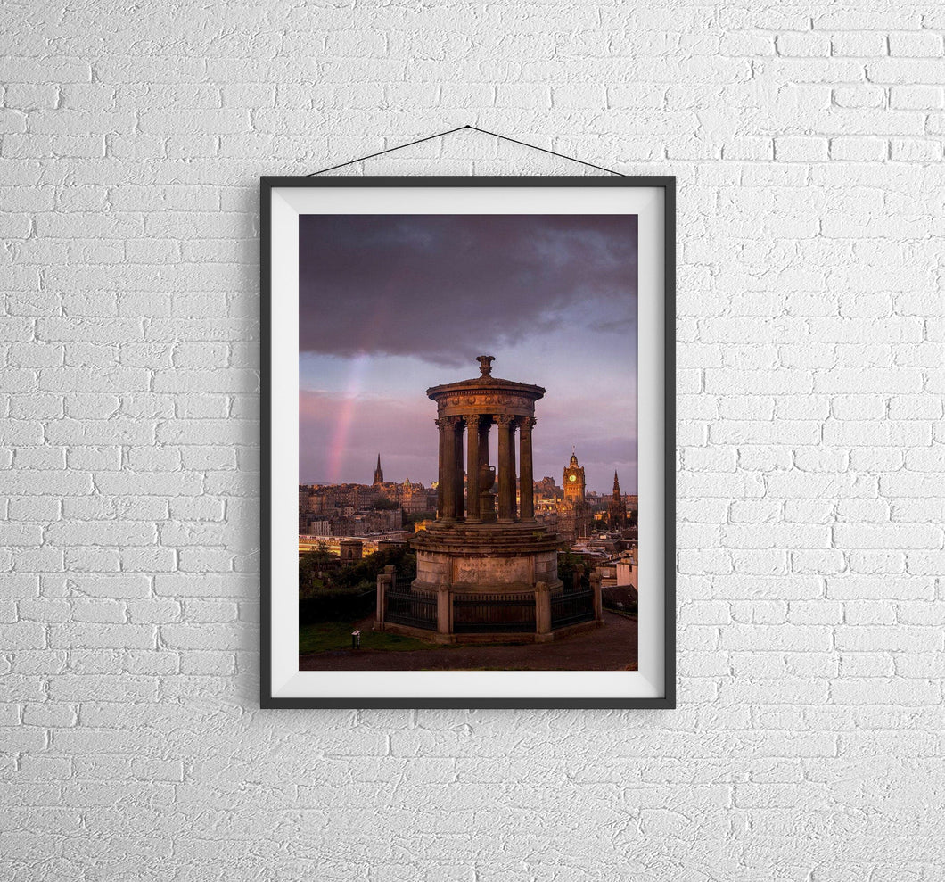 Edinburgh art of Carlton Hill, Scottish Fine art Prints for Sale - Home Decor Gifts