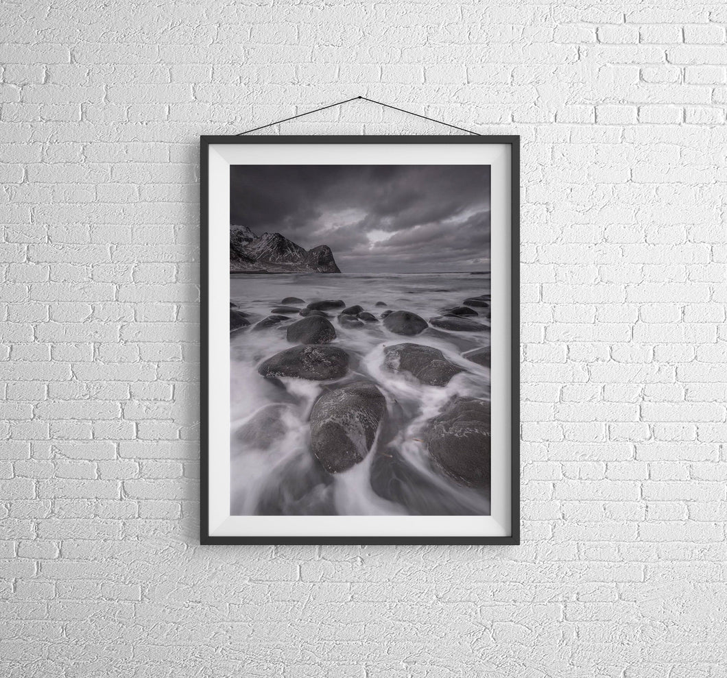 Beach wall art | Unstad Bay Prints and Lofoten Islands Pictures for Sale - Home Decor Gifts