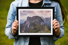 Load image into Gallery viewer, Saxer Lücke, Switzerland | Dramatic Alpine Ridge Photography Print

