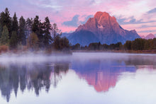 Load image into Gallery viewer, Grand Teton Mt Moran Photography | Yellowstone Oxbow Bend Lake Reflections Rockies Wall Art for Sale - Home Decor Gifts
