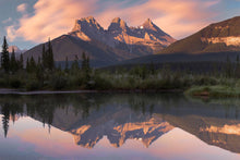 Load image into Gallery viewer, Three Sisters Mountain Photography | Canmore Alberta Canadian Rockies Wall Art - Home Decor Gifts
