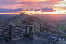 Load image into Gallery viewer, Hope Valley Sunrise | Mam Tor Peak District Landscape Photography, English Wall Art - Home Decor Gifts
