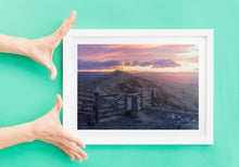 Load image into Gallery viewer, Hope Valley Sunrise | Mam Tor Peak District Landscape Photography, English Wall Art - Home Decor Gifts
