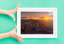 Load image into Gallery viewer, Mam tor Sunrise | Peak District Landscape Photography, British Wall Art - Home Decor Gifts
